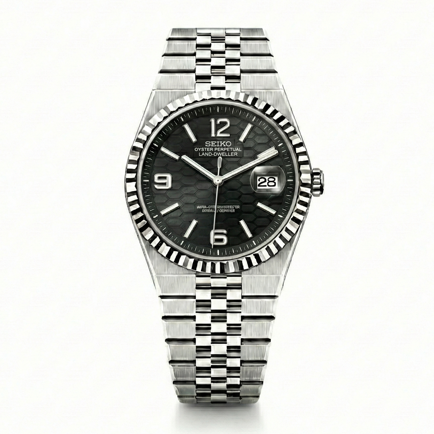 Seiko Mod Land-Dweller Black | By Timelab Mods