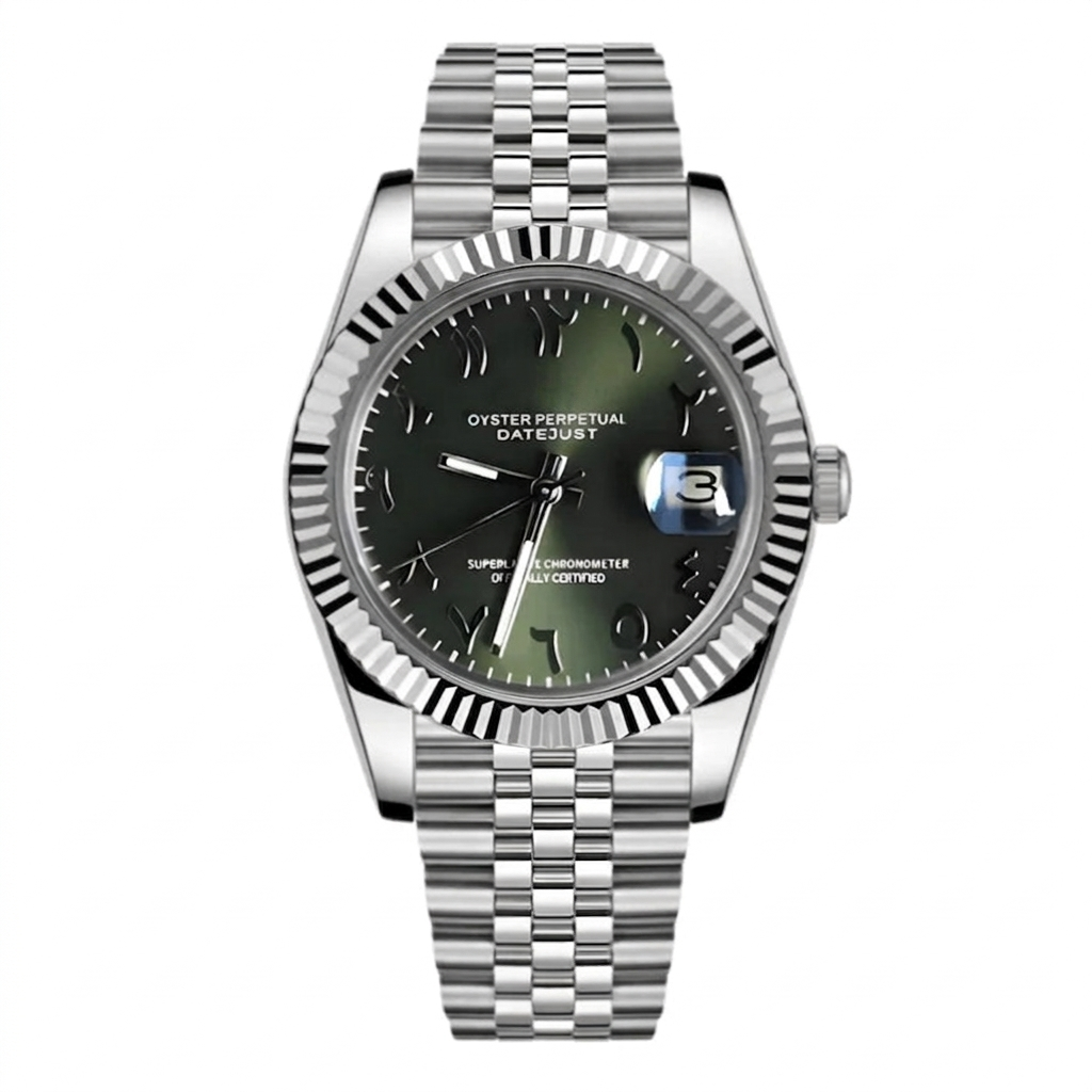 Datejust Mod – Olive Arabic Dial