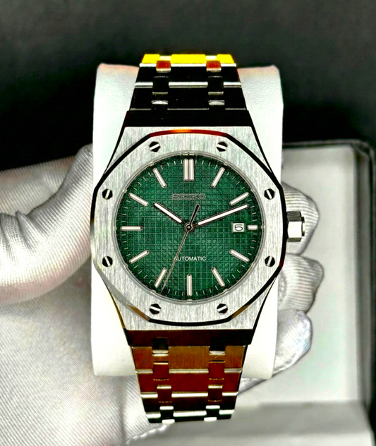Seiko Royal Oak Mod Green számlap