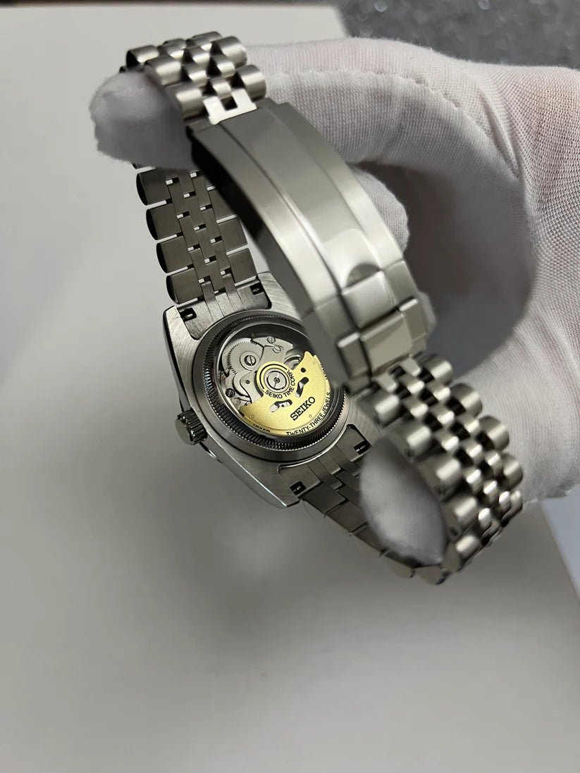 Seiko Datejust Mod Green Arabic Dial - by Timelab Mods