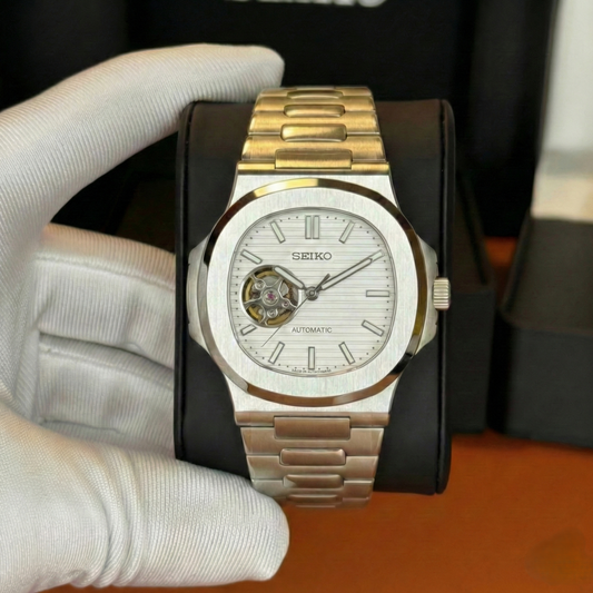 Seiko Nautilus Mod fekete Nyitott Szív