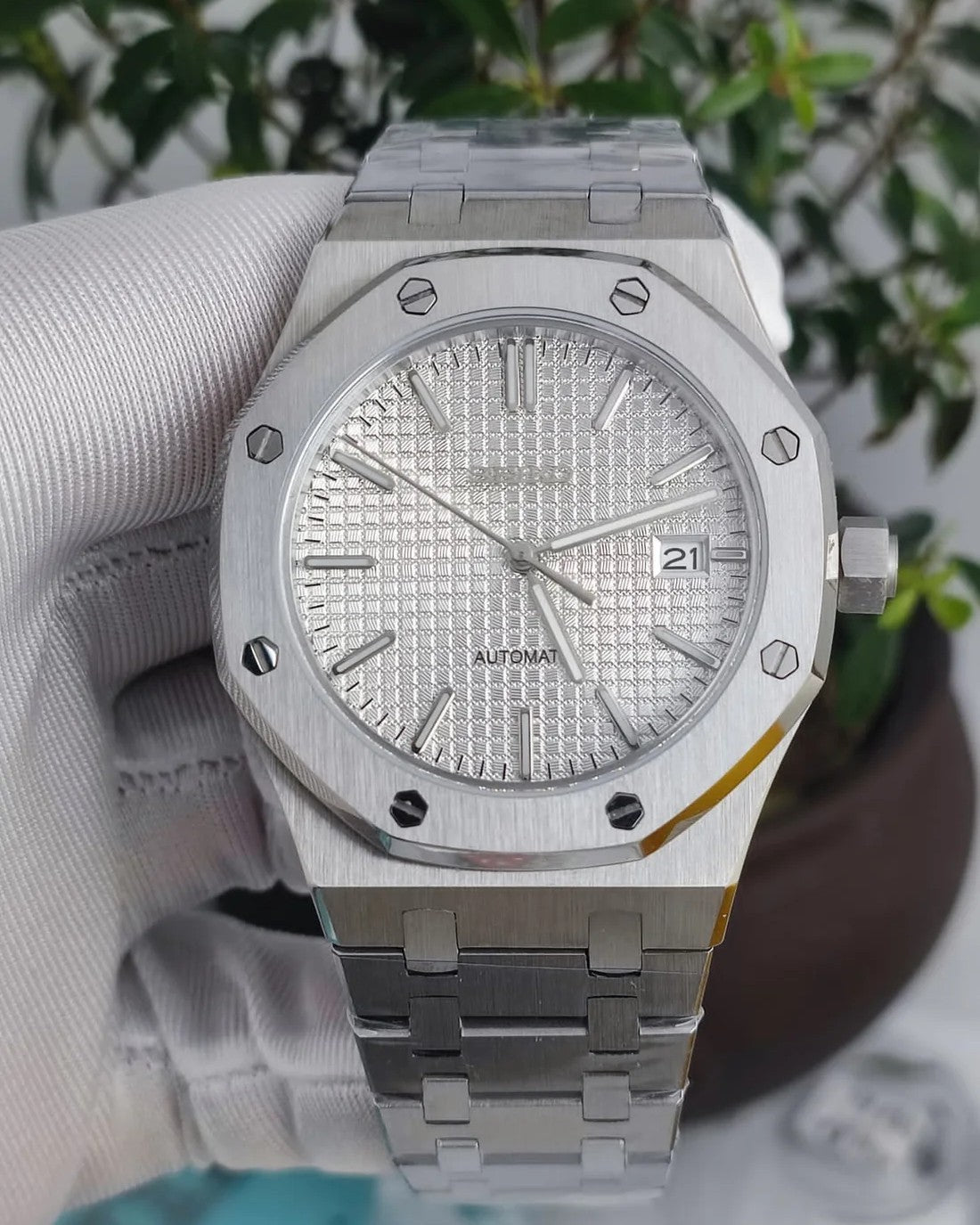 Royal Oak Mod – White Dial
