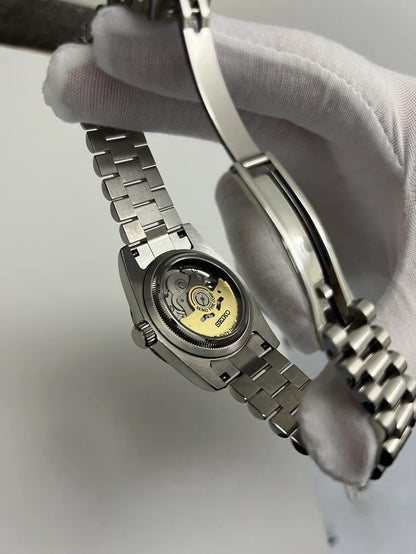 Seiko Datejust Mod – Olive Green – Arabic Dial
