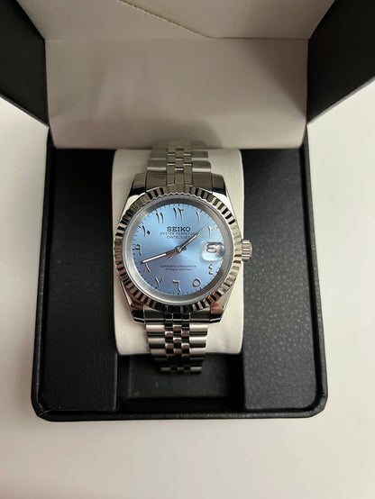 Seiko Datejust Midnight Blue MOD - Arab számlap