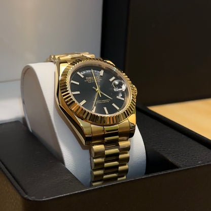 Seiko Daydate Mod – Arany/Fekete – Római számlap