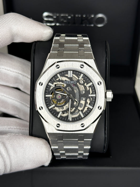 Seiko Royal Oak Mod Skeleton