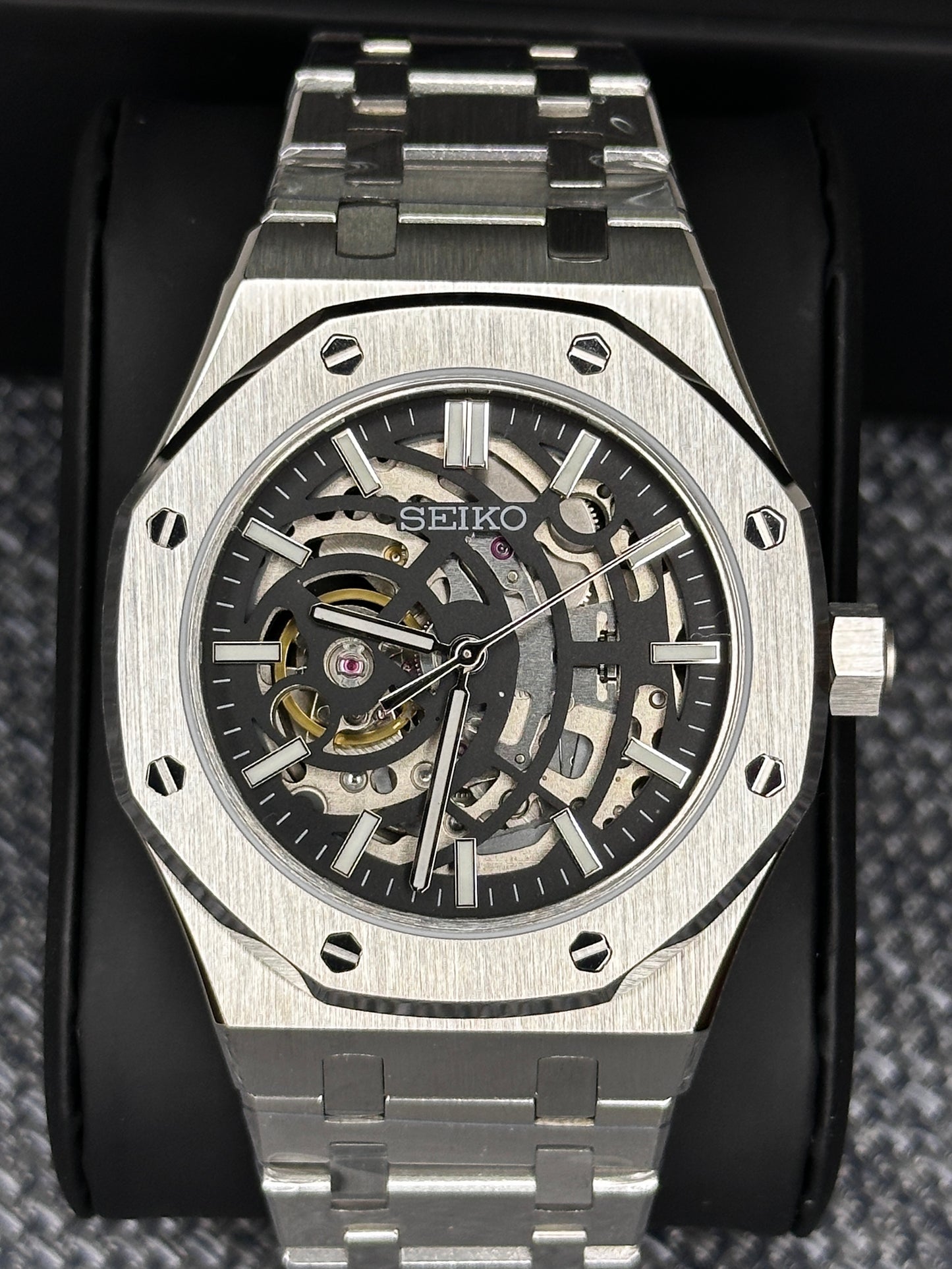 Seiko Royal Oak Mod Skeleton
