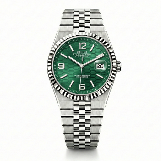 Seiko Mod Land-Dweller Green | By Timelab Mods