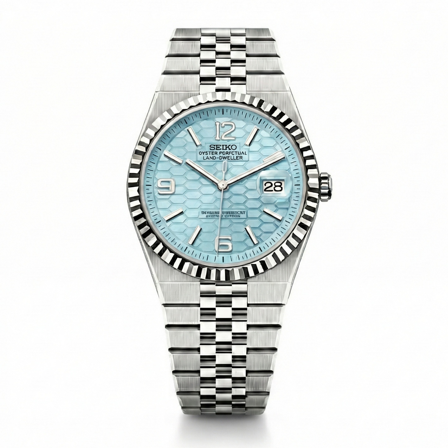 Seiko Mod Land-Dweller Blue | By Timelab Mods