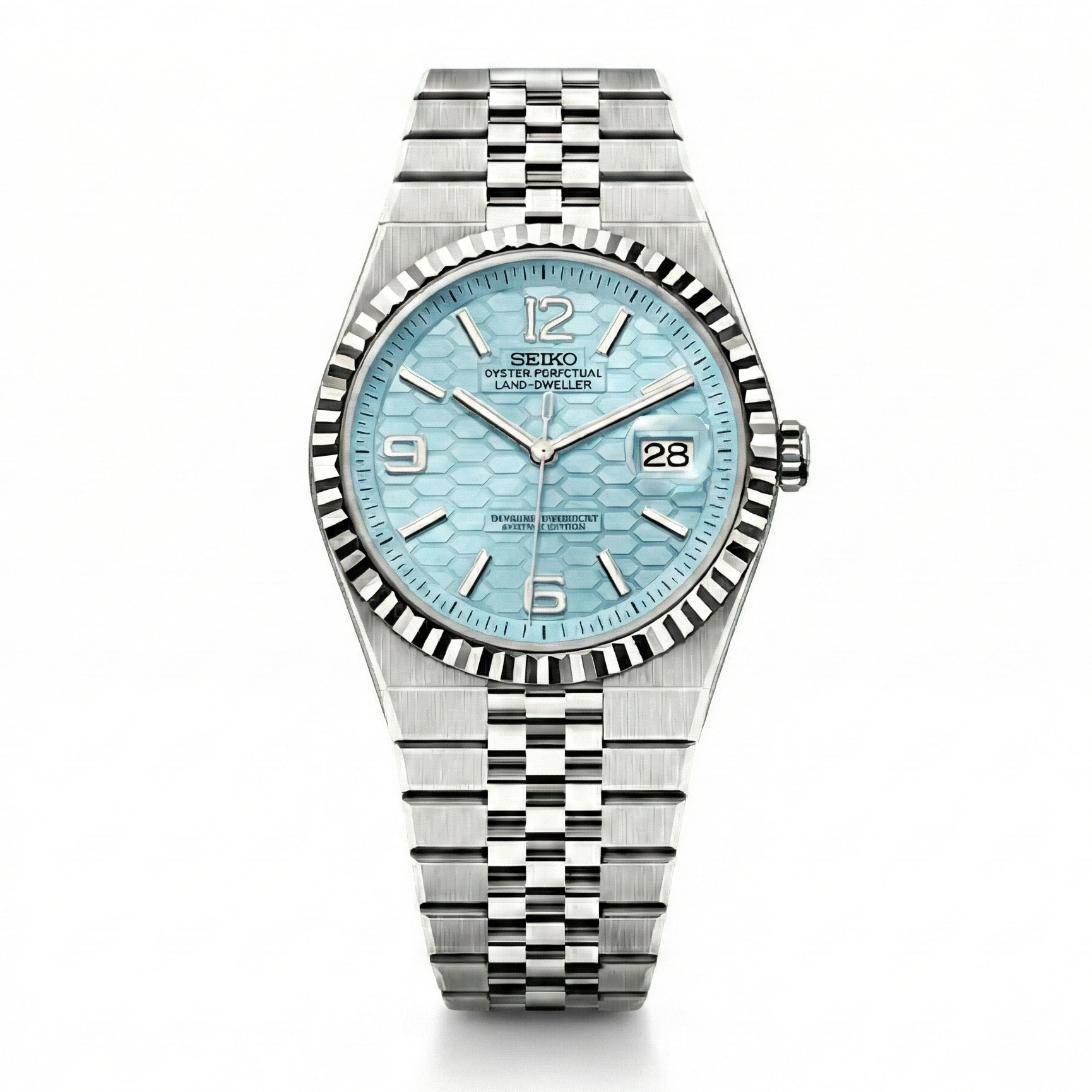 Seiko Mod Land-Dweller Blue | By Timelab Mods