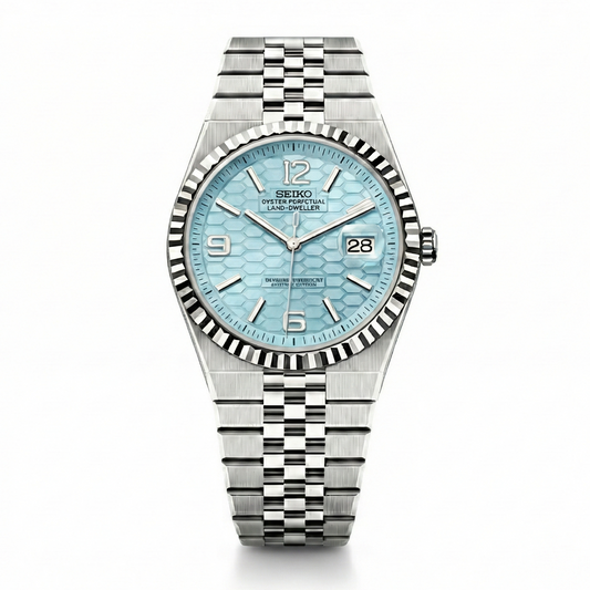 Seiko Mod Land-Dweller Blue | By Timelab Mods