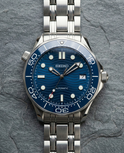 Seiko Mod Sea Master - Kék