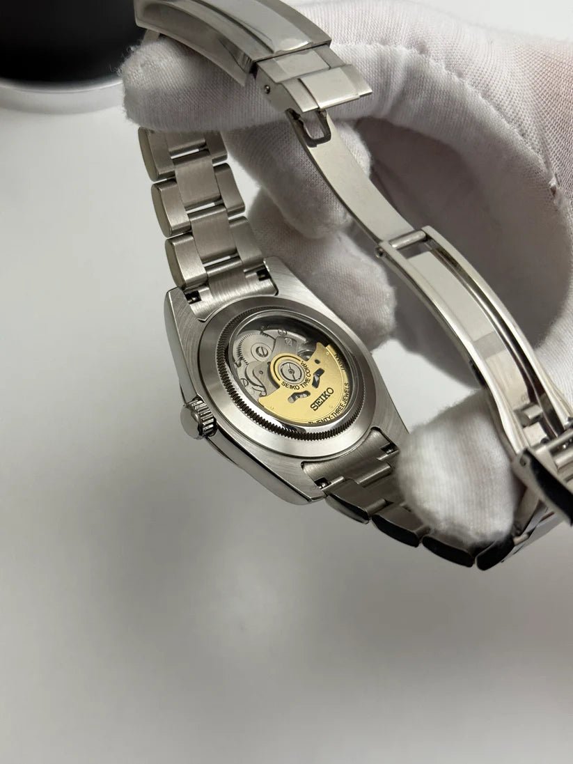 Seiko Datejust Mod Champagne Brown Arabic Dial - by Timelab Mods