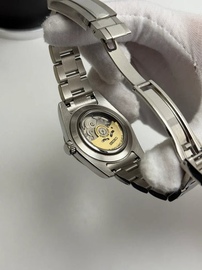 Seiko Datejust Mod Champagne Brown Arabic Dial - by Timelab Mods