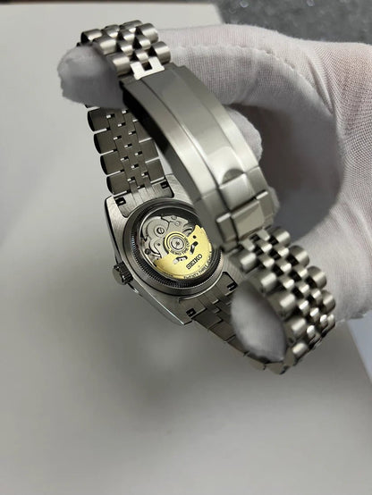 Seiko Datejust Mod Green Arabic Dial - by Timelab Mods