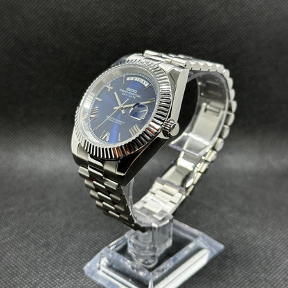 Seiko Datejust Mod – Kék – Római számlap