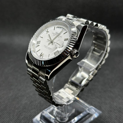 Seiko Datejust Mod – Fehér – Római számlap