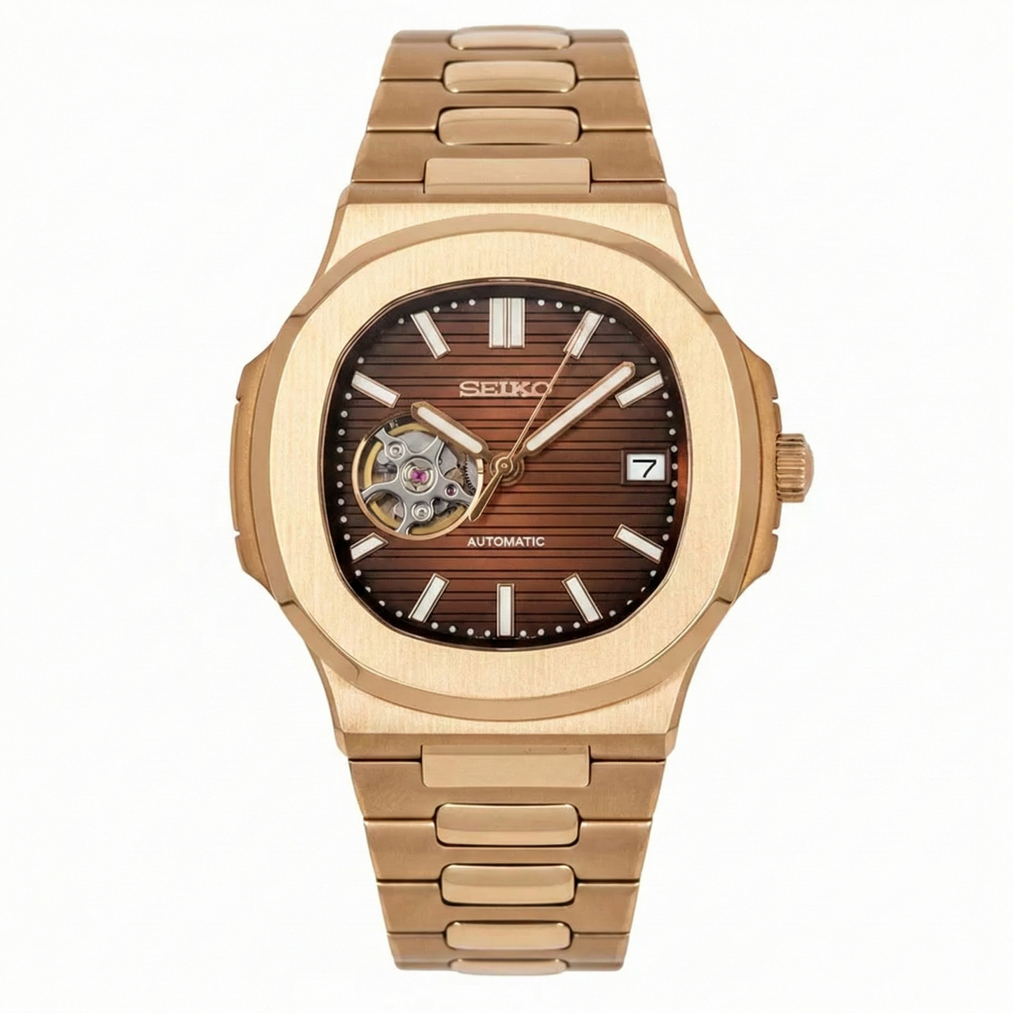 Seiko Nautilus Mod Rózsaaranybarna