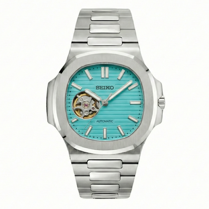 Seiko Nautilus Mod Tiffany Blue Open Heart