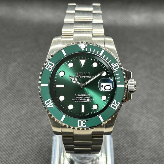 Seiko Submariner Mod – "Hulk" – Zöld lünetta