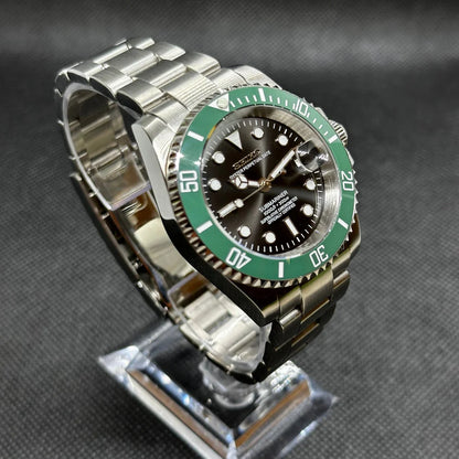 Seiko Submariner Mod – „Starbucks“ – Grüne Lünette
