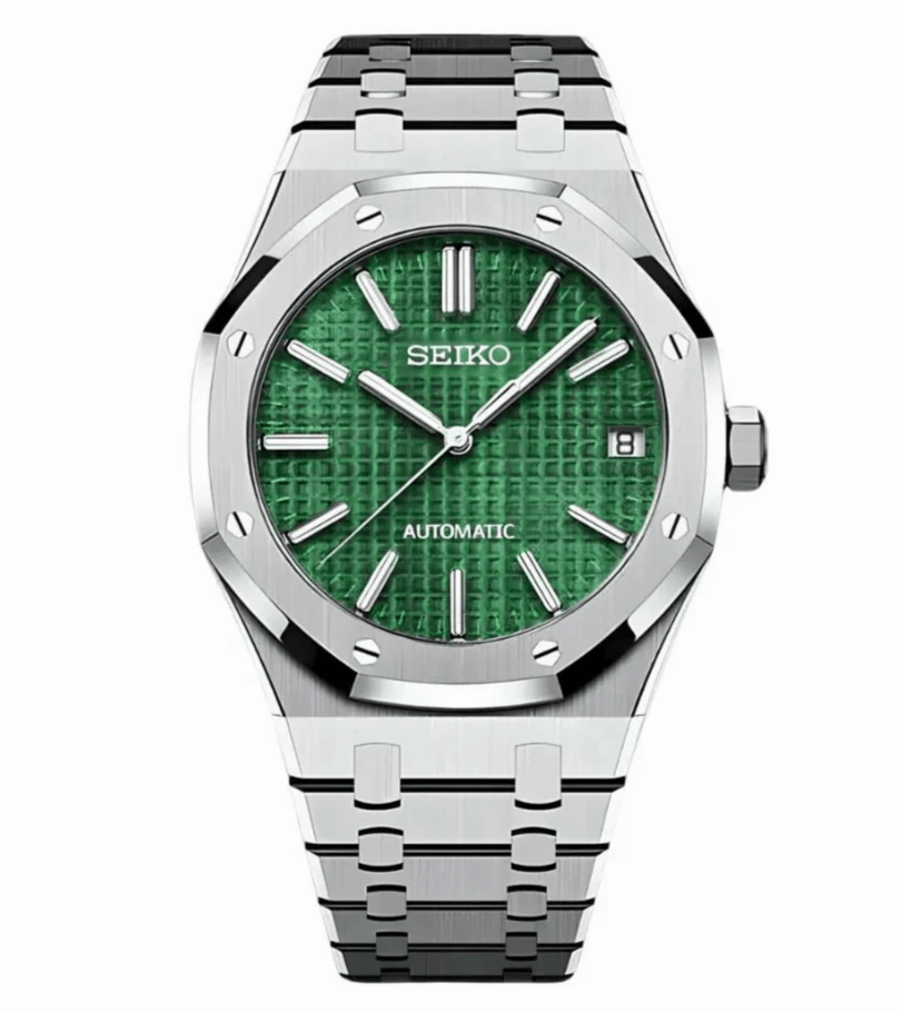 Seiko Royal Oak Mod Green Dial - by Timelab Mods