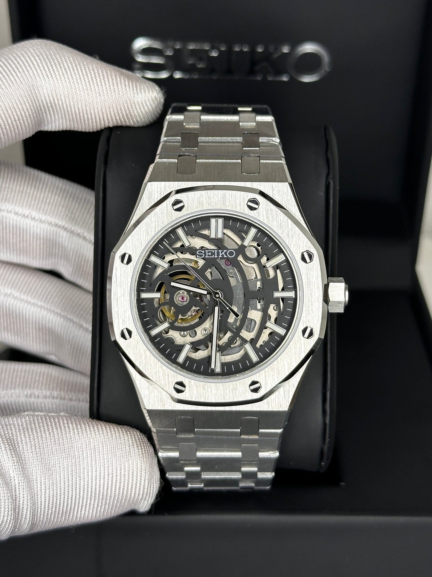 Seiko Royal Oak Mod Skeleton - by Timelab Mods