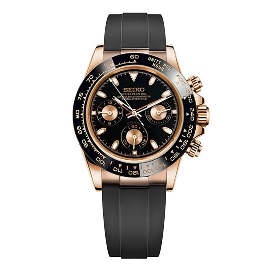 seiko-vk63-rose-gold-black